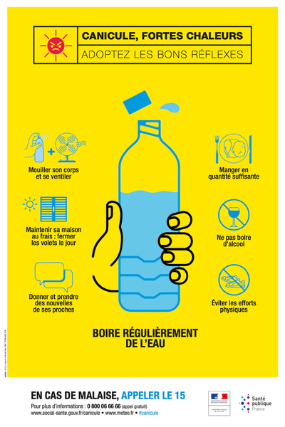 CANICULE , FORTES CHALEURS 