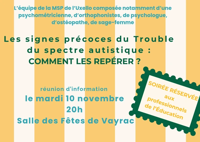 TSA : comment détecter les signes précoces?
