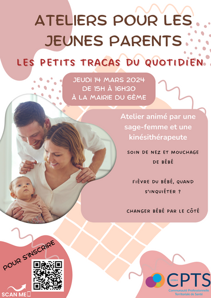 Notre premier atelier pour les jeunes parents !