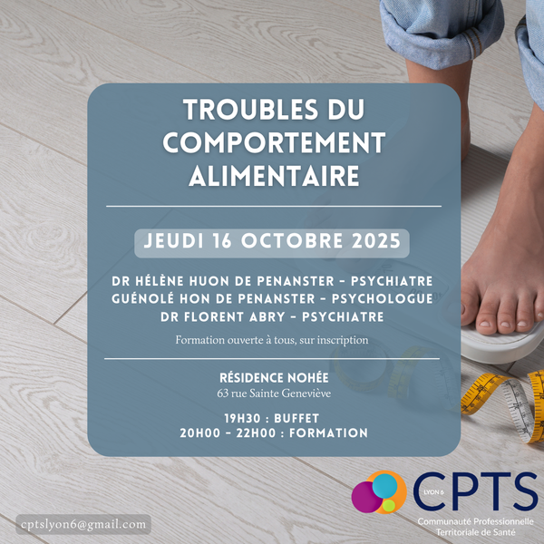 Prochainement : Formation sur les Troubles du Comportement Alimentaire 