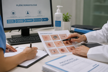 MISE EN PLACE D'UNE FILIÈRE DERMATOLOGIE 