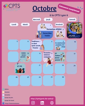 Octobre à la CPTS Lyon 6 : un mois de rencontres, de formations et de projets collectifs