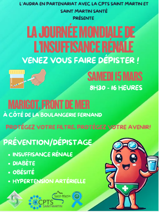 Journée Mondiale de l'Insuffisance Rénale