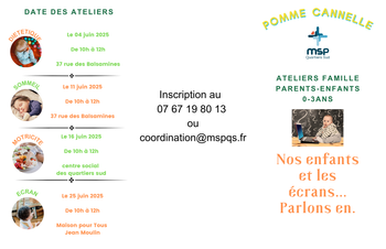 POMME CANNELLE🎉 Ateliers parents-enfants (0-3 ans)