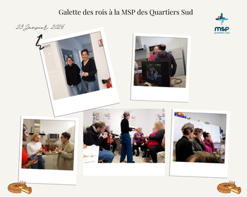 🎉 Retour sur la Galette des Rois à la MSP des Quartiers Sud du Mans 👑