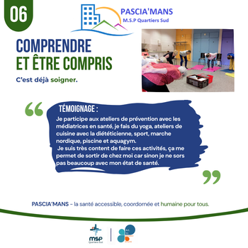 PASCIA'MANS : "La compréhension est un préalable indispensable au soin".