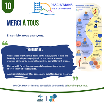 Merci à tous les acteurs engagés dans PASCIA’MANS