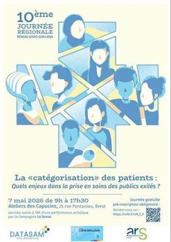 10ème Journée régionale sur le sujet Réseau Louis Guilloux : « La ‘catégorisation’ des patients : quels enjeux dans la prise en soin des publics exilés ».
