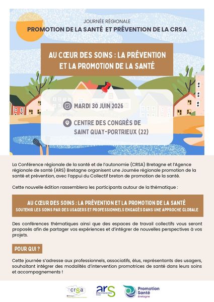 JOURNÉE RÉGIONALE PROMOTION DE LA SANTÉ ET PRÉVENTION DE LA CRSA