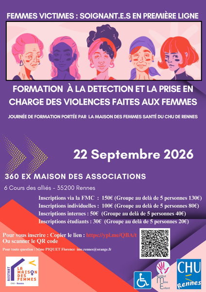 Journée "Femmes Victimes : Soignant.e.s en Première Ligne"