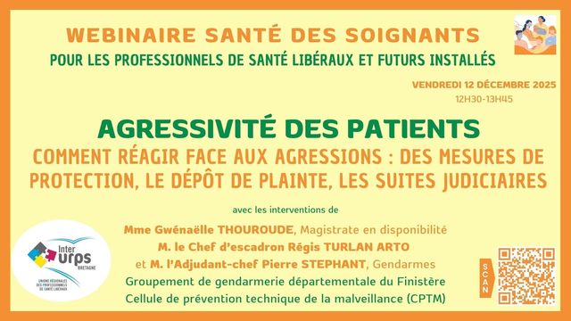 InterURPS - Protection des soignants et suites judiciaires
