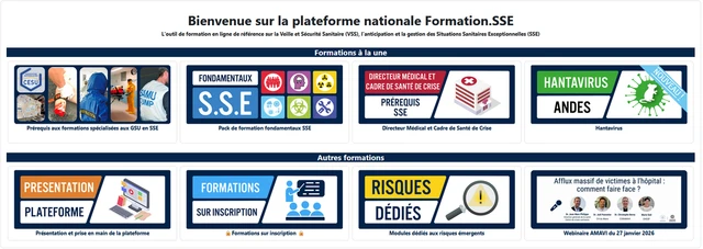 Plateforme Nationale  formation SSE