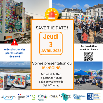 📣 Save the date : Présentation du MarSOINS le Jeudi 3 Avril 2025