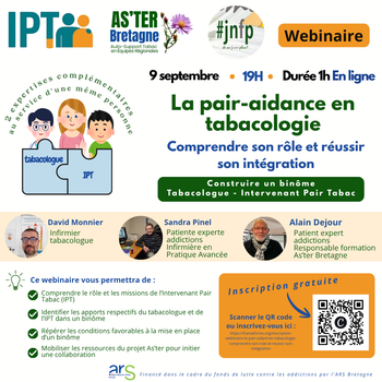 Webinaire « La pair-aidance en tabacologie : comprendre son rôle et réussir son intégration »