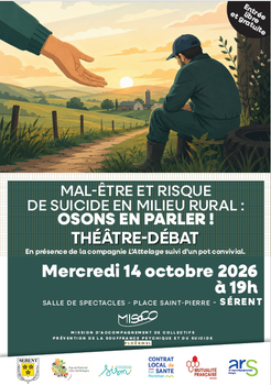 « Mal-être et risque de suicide en milieu rural : osons en parler ! »