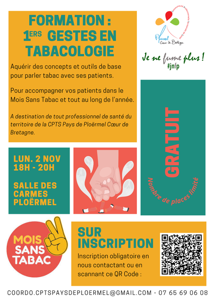 Mois Sans Tabac : formez-vous aux 1ers gestes en tabacologie !