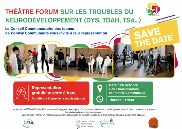 théâtre-forum sur les troubles du neurodéveloppement (DYS, TDAH, TSA...)