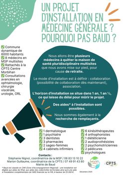 Un projet d'installation en médecin générale ?