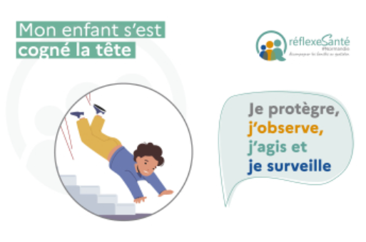 Mon enfant s'est cogné la tête 