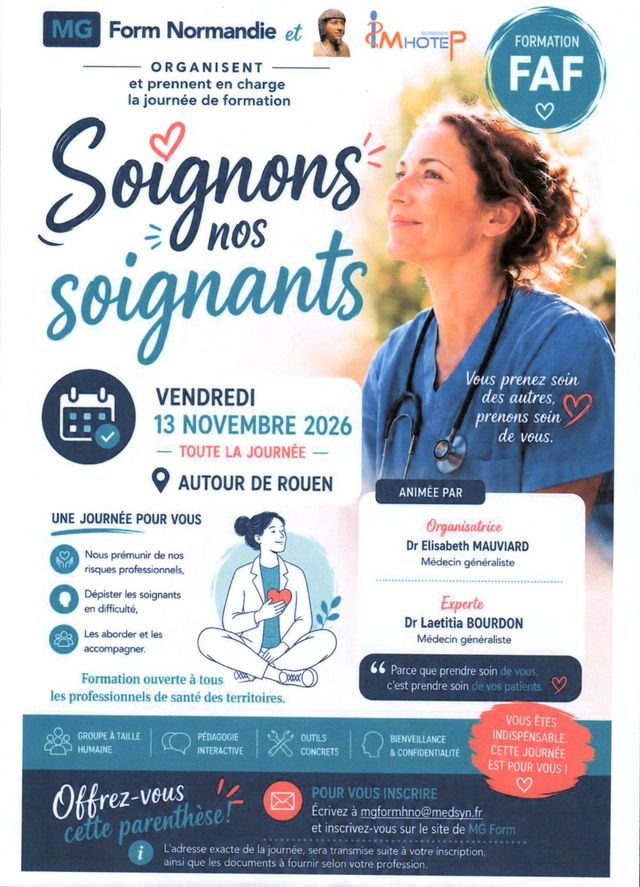 [PS] Soignons nos soignants avec IMHOTEP et MG Form Normandie