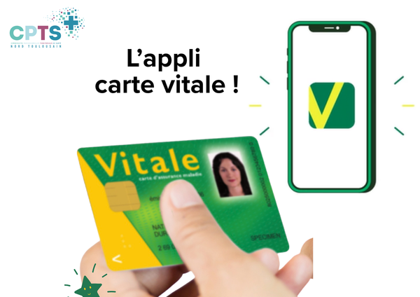 🪪 L'appli carte vitale est disponible ! 🎉