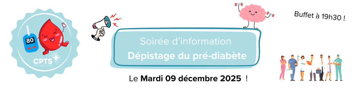 🩸🩺 Soirée d'information : Dépistage du pré-diabète ! 